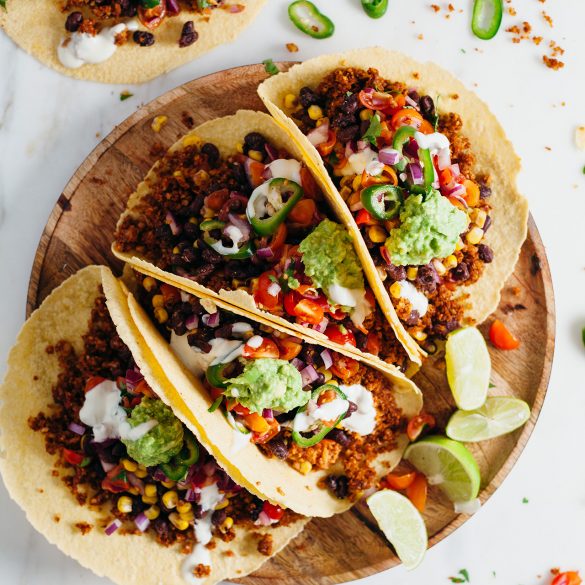 Walnut Meat Tacos Vegan Recipe