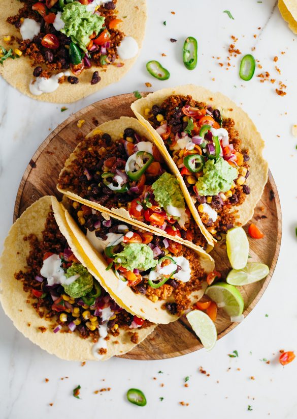 Walnut Meat Tacos Vegan Recipe