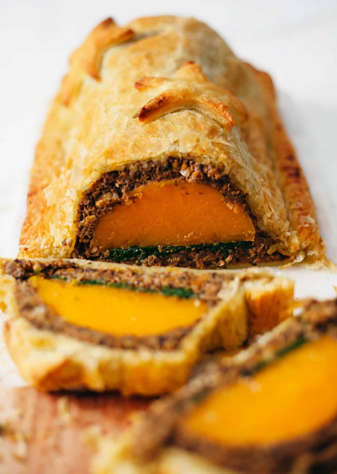 Vegan Butternut Squash Roast Wellington Recipe