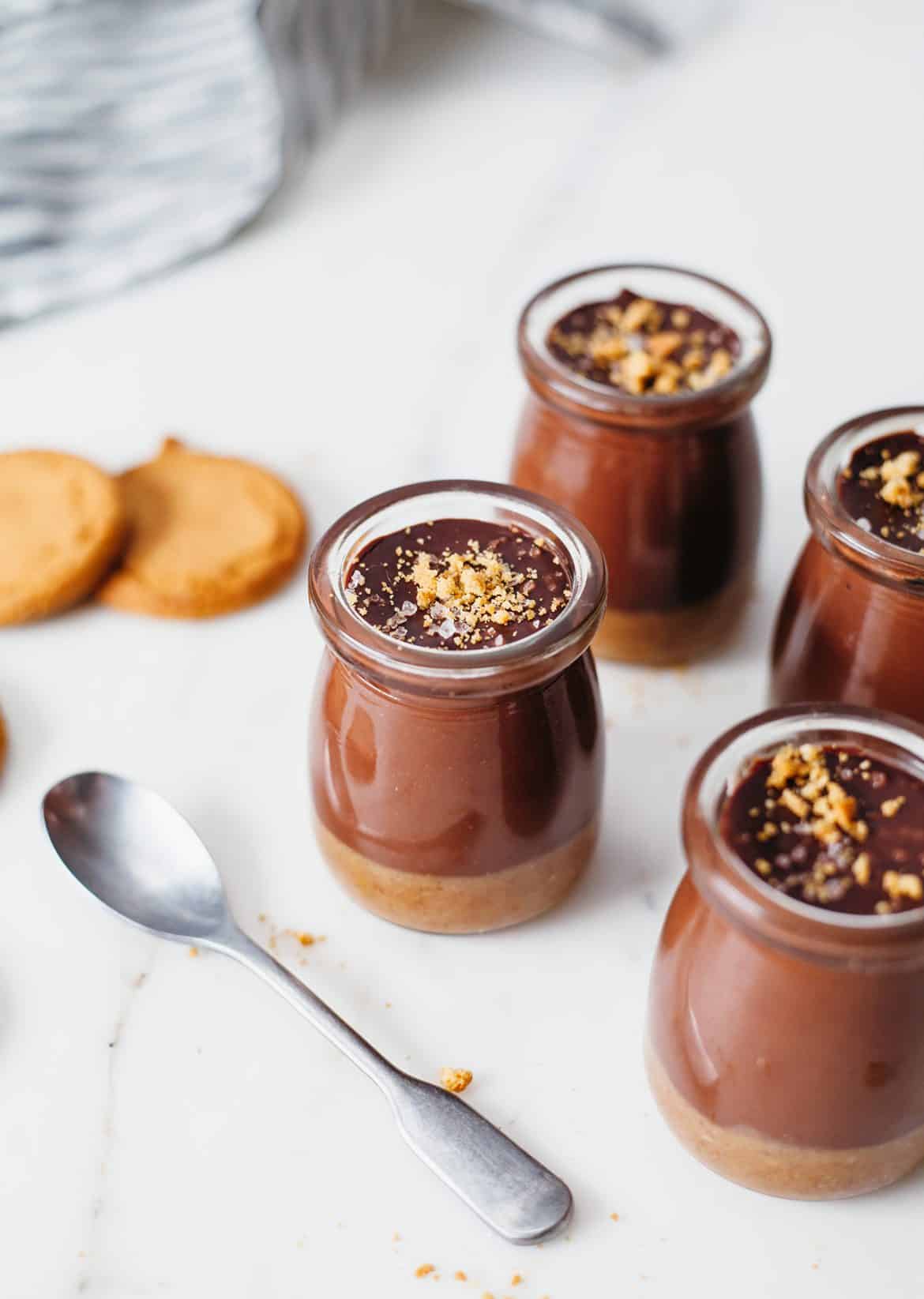 Vegan Salted Caramel Chocolate Pots Recipe