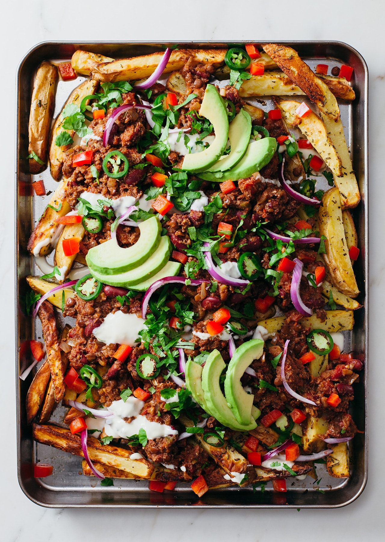 Vegan Loaded Chilli Fries Recipe