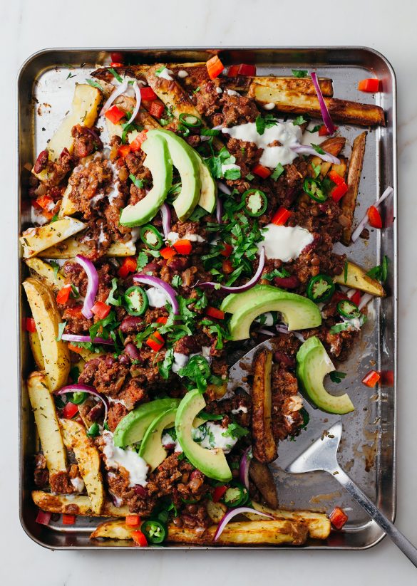 Vegan Loaded Chilli Fries Recipe