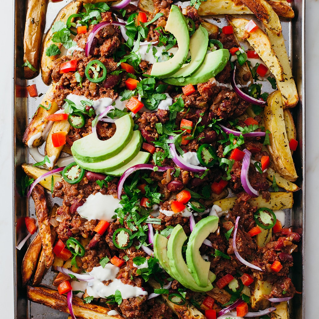 Fully Loaded Chilli Fries SO VEGAN