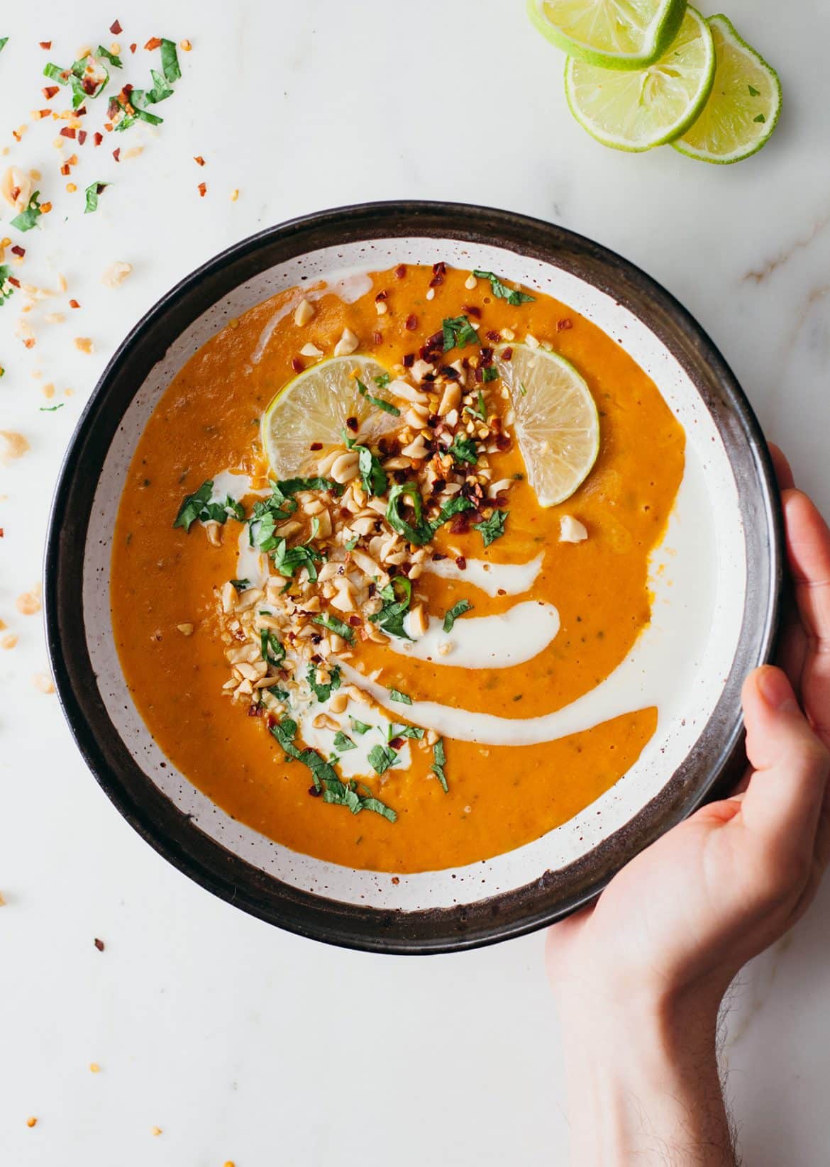 Thai-Spiced Sweet Potato & Coconut Soup - SO VEGAN