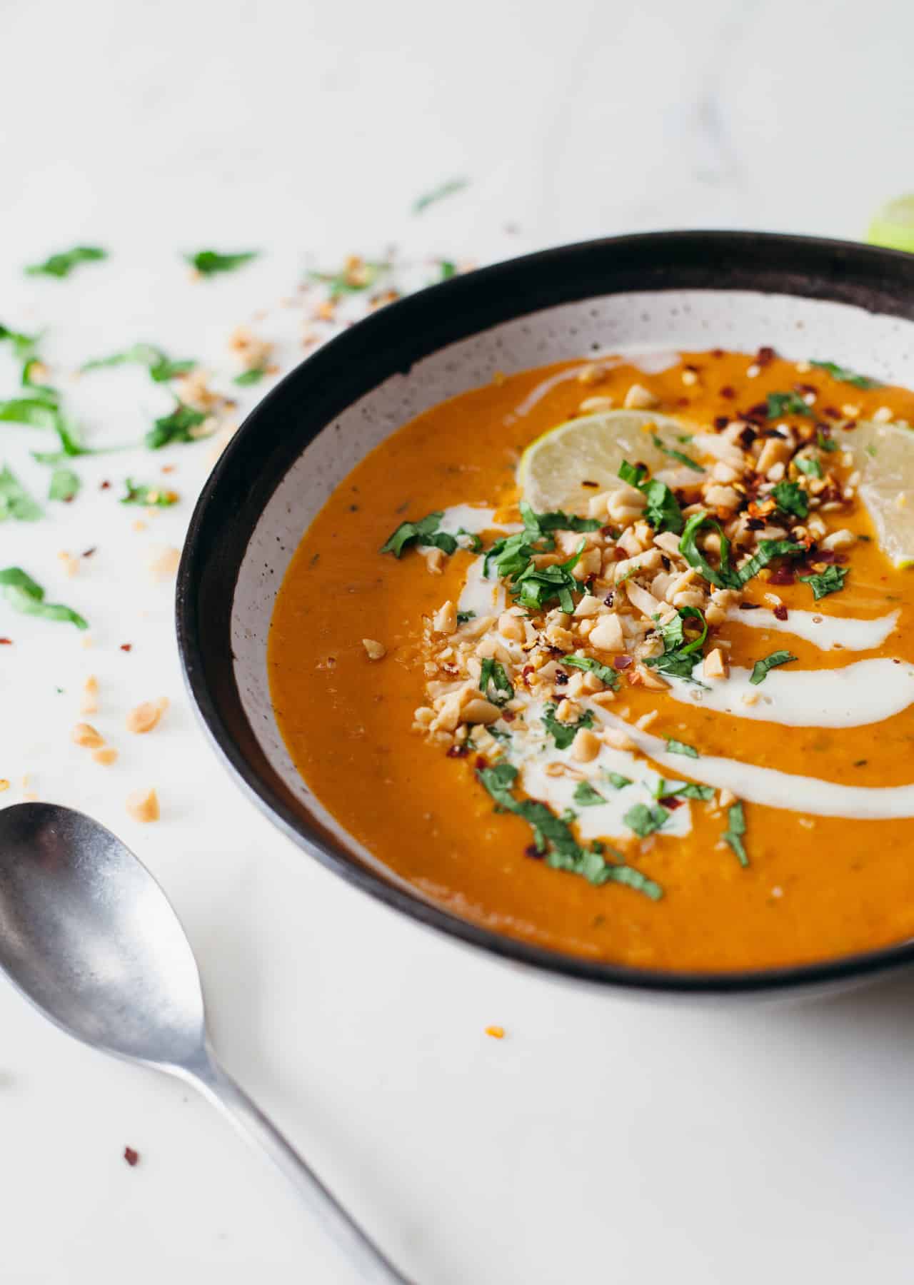 Vegan Thai Sweet Potato Coconut Soup Recipe