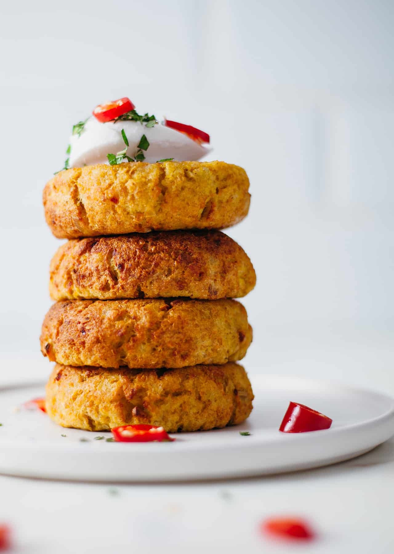 Vegan Curry Potato & Quinoa Cakes Recipe