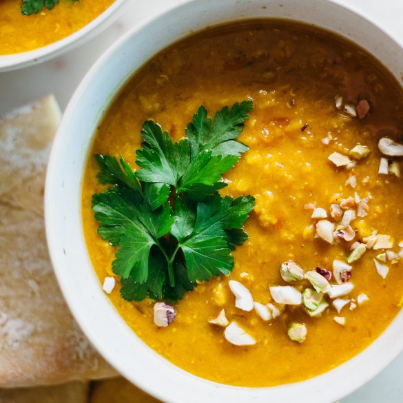 Vegan Lentil Dhal Soup Easy Store Cupboard Vegan Recipe