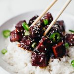 Sticky Black Tofu Vegan Recipe