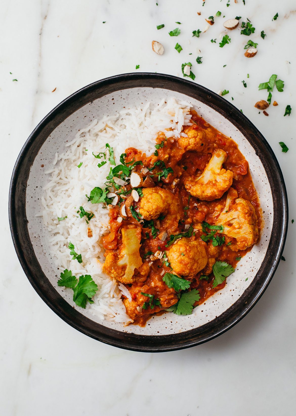 Roasted Cauliflower Vegan Curry Recipe