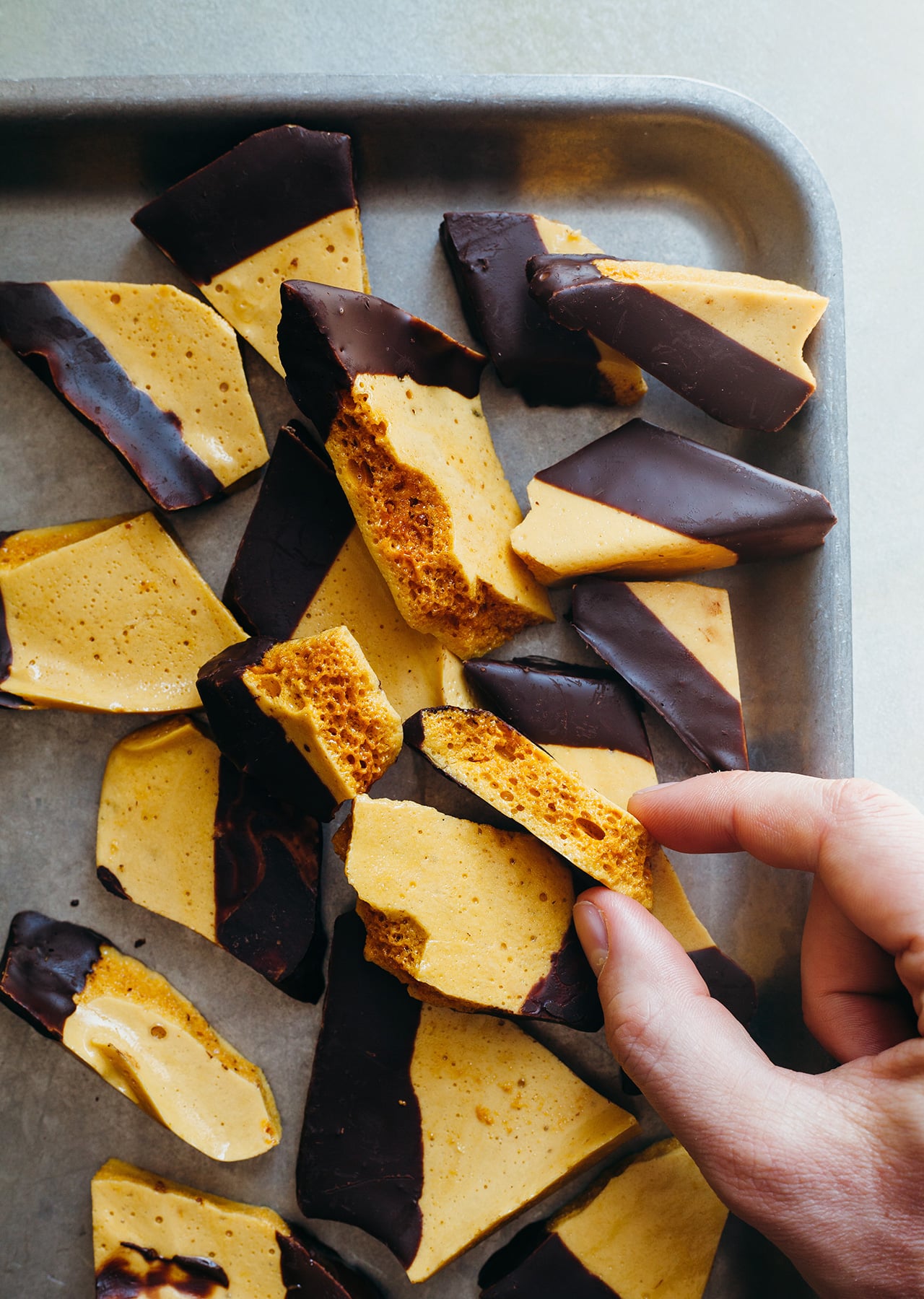 How to make vegan honeycomb recipe