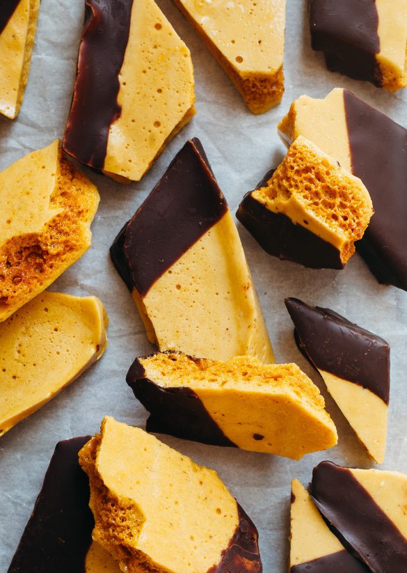 How to make vegan honeycomb recipe