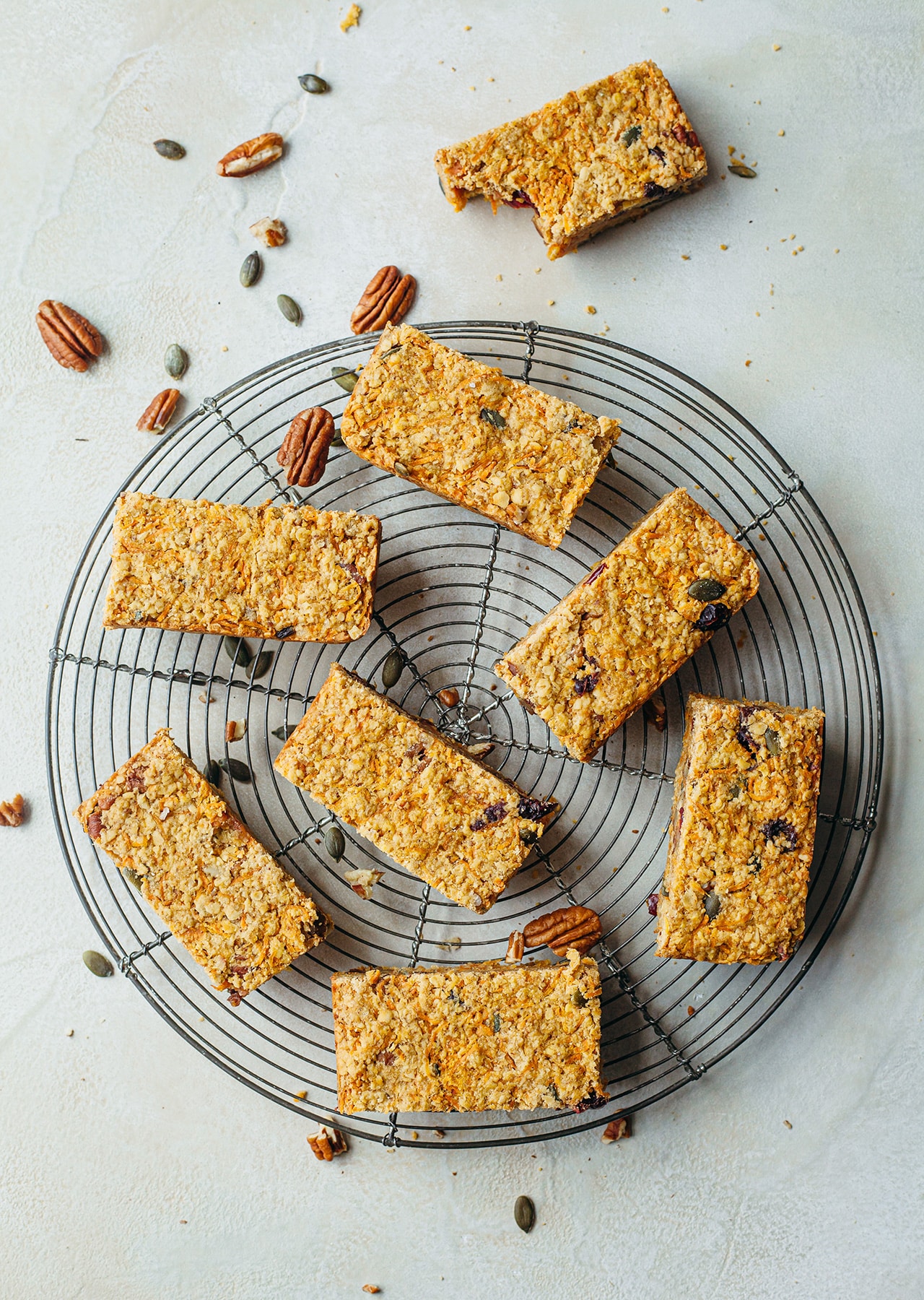 Vegan Carrot Cake Flapjack Recipe