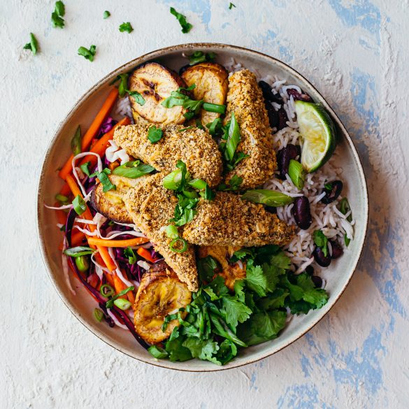 Vegan Jerk Tempeh Bowl Recipe