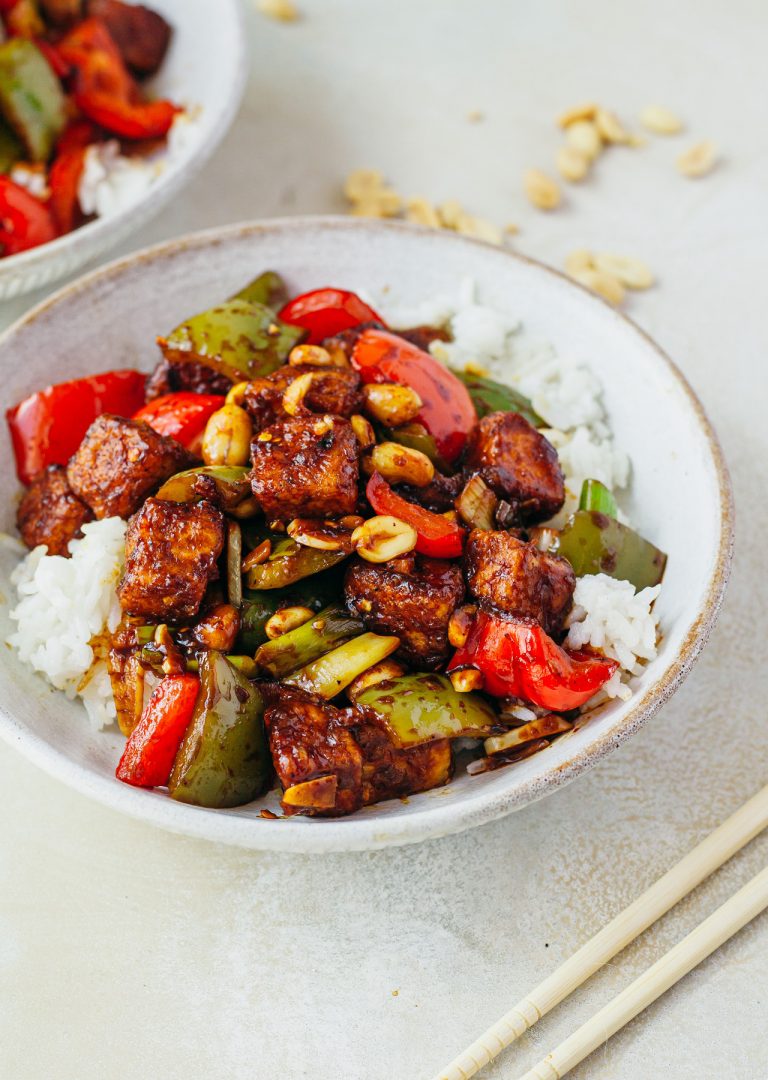Kung Pao Tofu - SO VEGAN