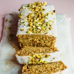 Vegan Pistachio & Cardamom Lemon Drizzle Cake Recipe