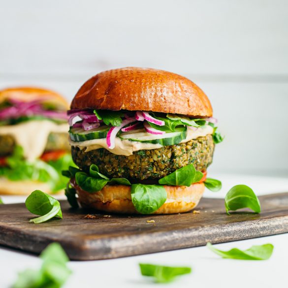 Vegan Falafel Burger Recipe