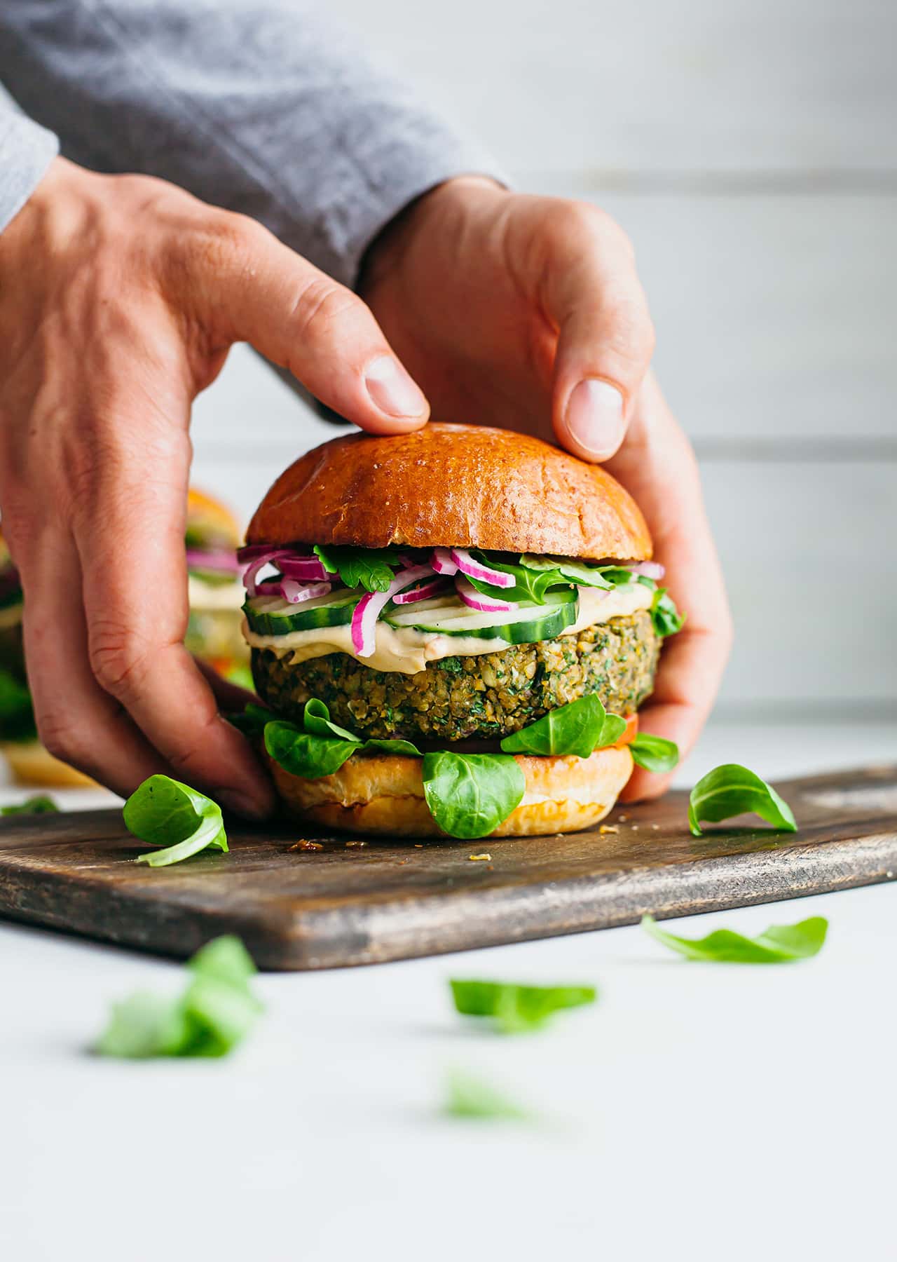 Vegan Falafel Burger Recipe