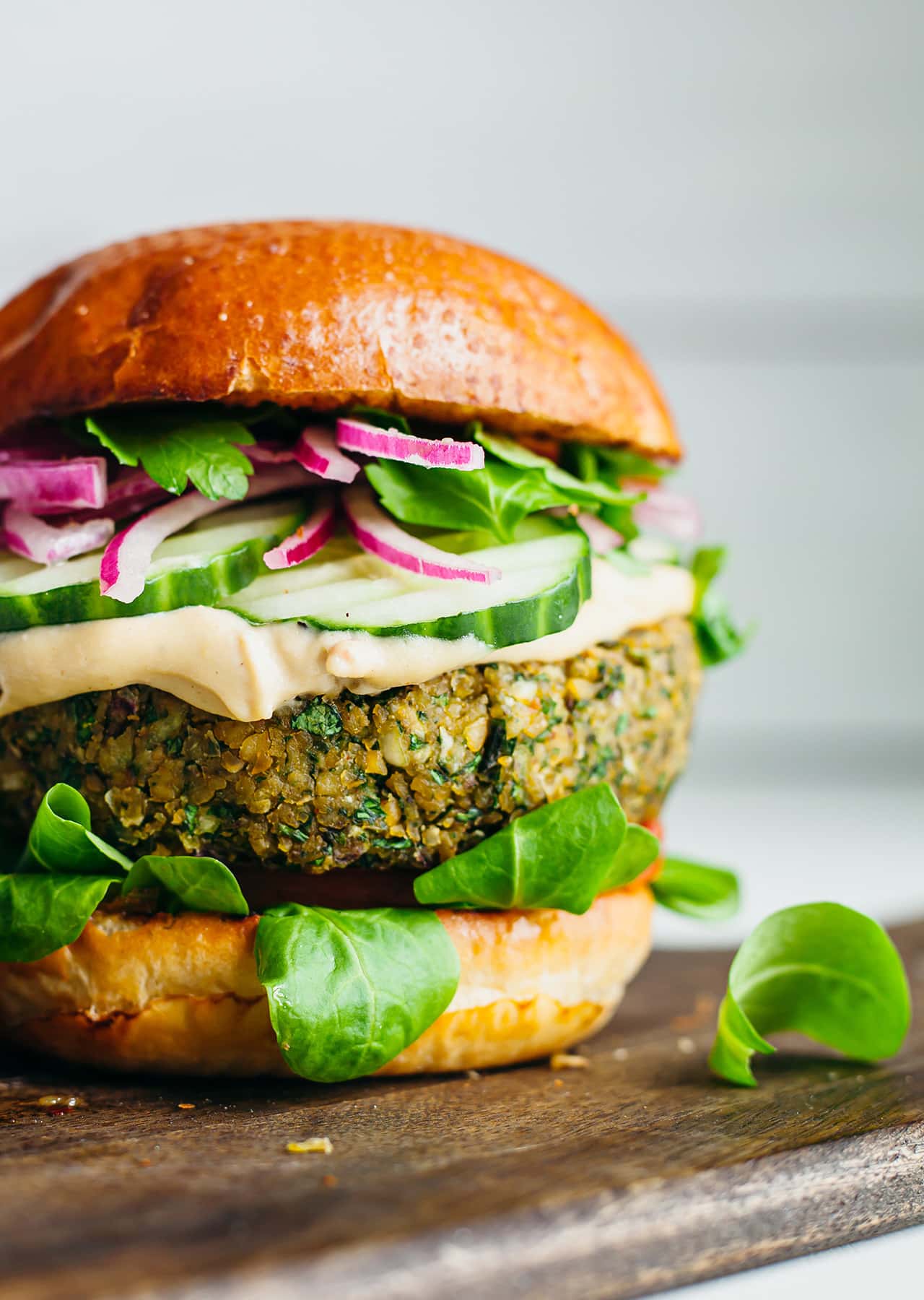 Vegan Falafel Burger Recipe