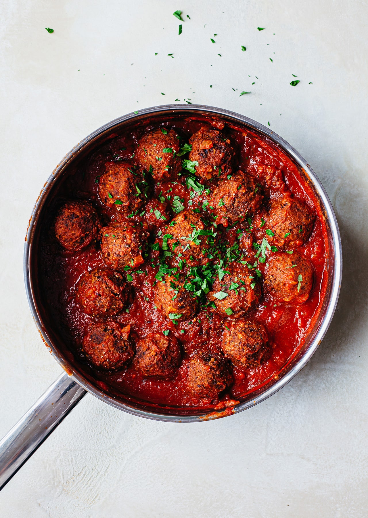 Smokey Spanish Style Vegan Meatballs Recipe