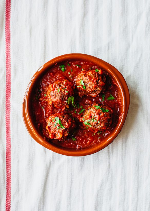 Smokey Spanish Style Vegan Meatballs Recipe