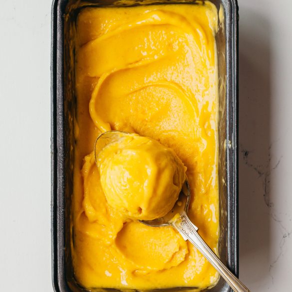 Mango Mojito Sorbet Vegan Recipe