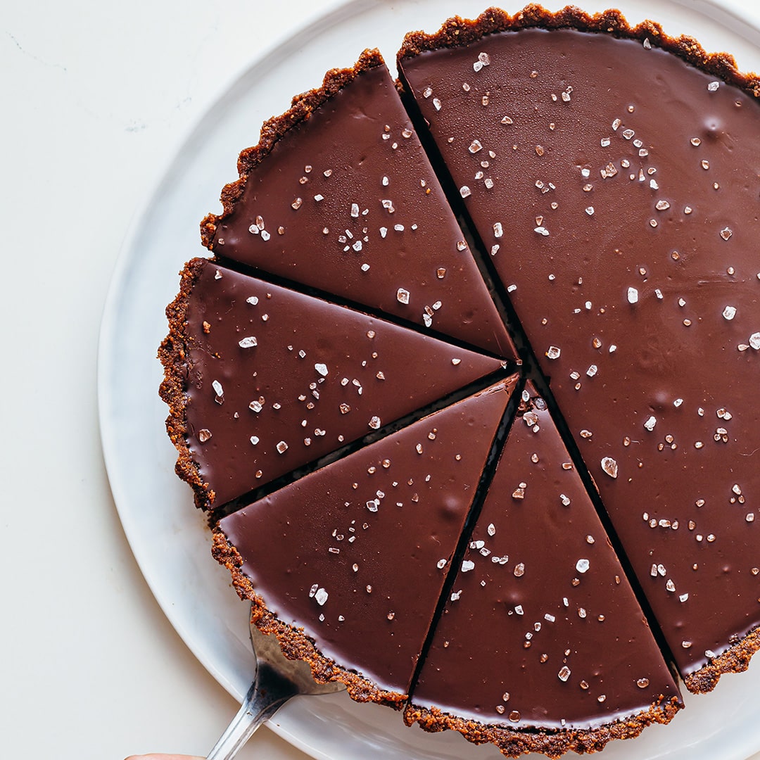 Salted Chocolate Orange Tart So Vegan Salted Chocolate Orange Tart So Vegan