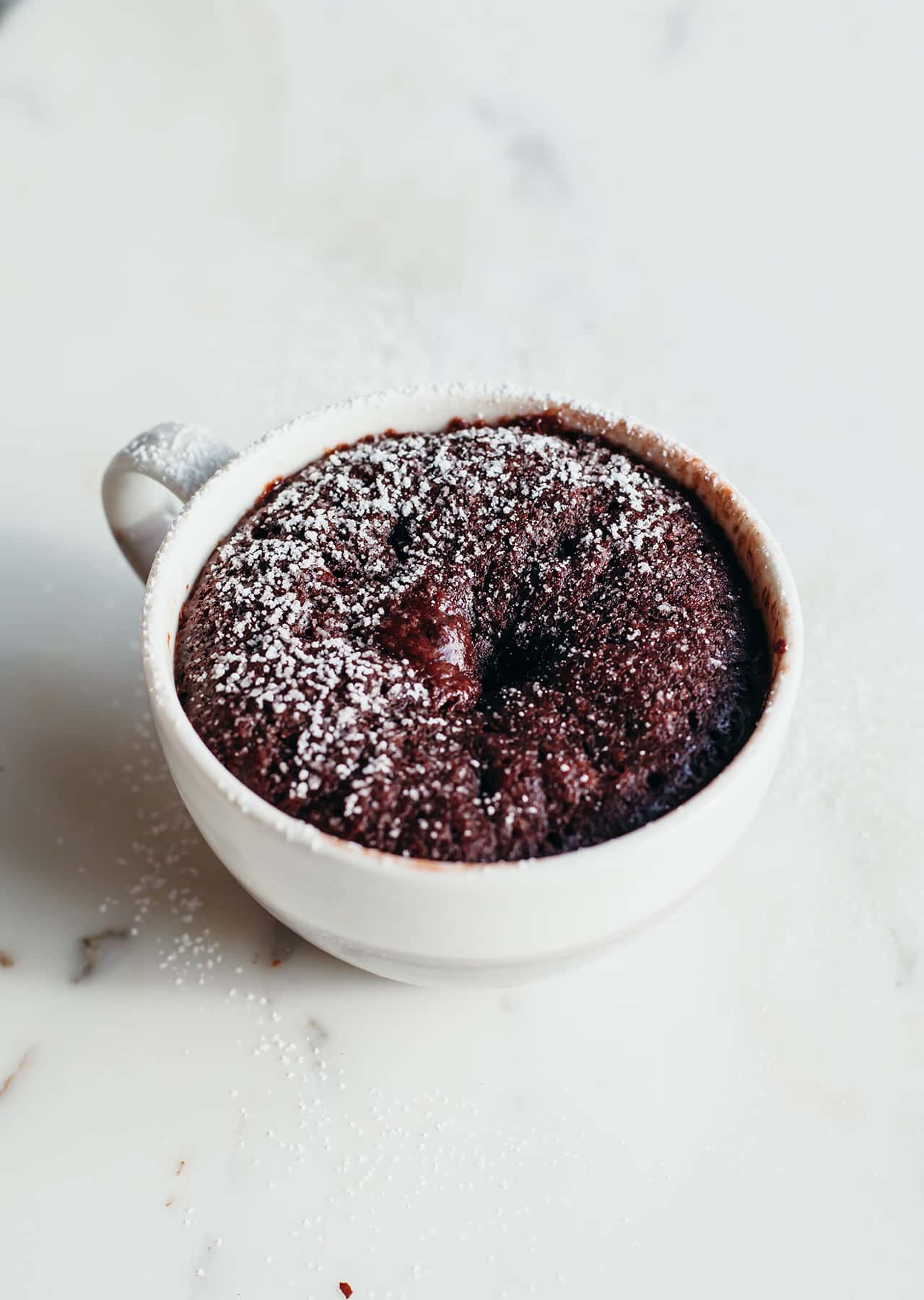 Vegan Gooey Chocolate Mug Cake Recipe