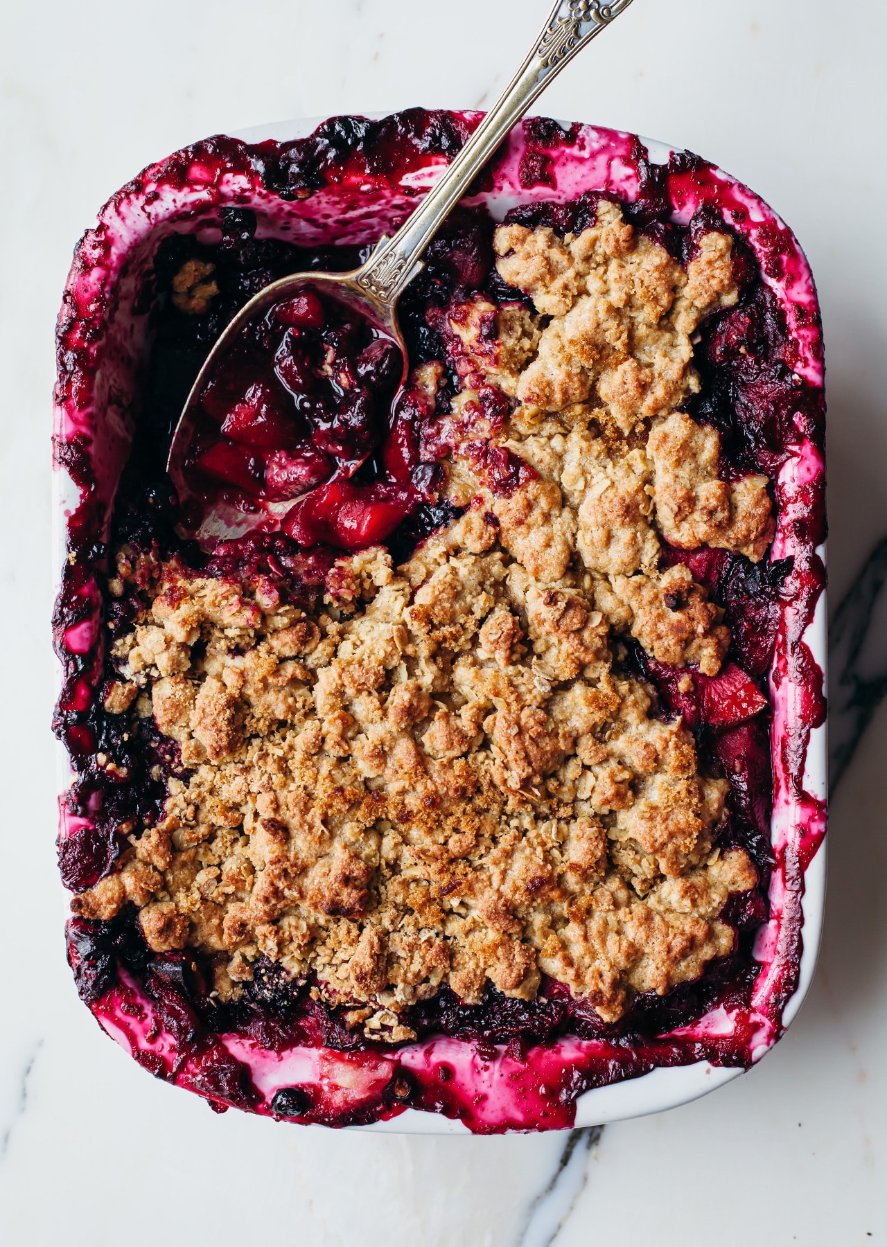 Apple Berry Crumble Vegan Recipe