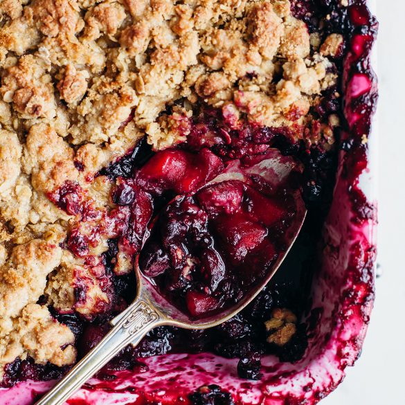 Apple Berry Crumble Vegan Recipe