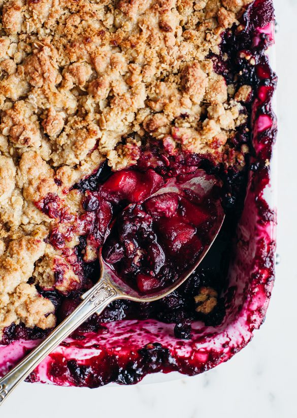 Apple Berry Crumble Vegan Recipe