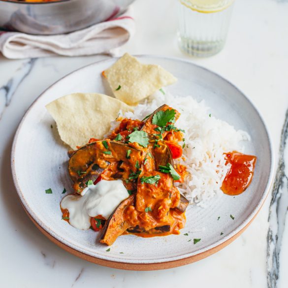 Vegan 30-Minute Aubergine Coconut Curry Recipe