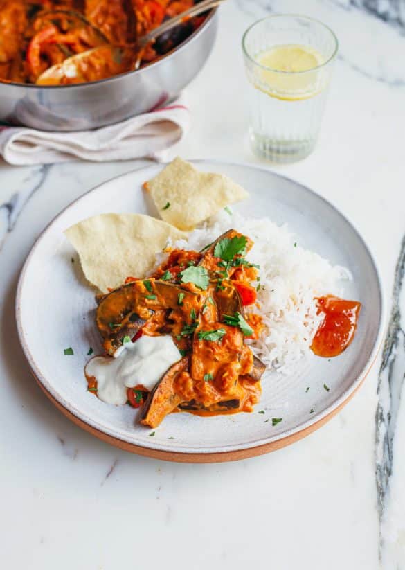 Vegan 30-Minute Aubergine Coconut Curry Recipe