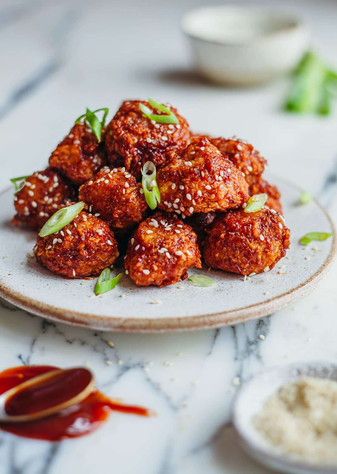 Cauliflower BBQ Wings Vegan Recipe