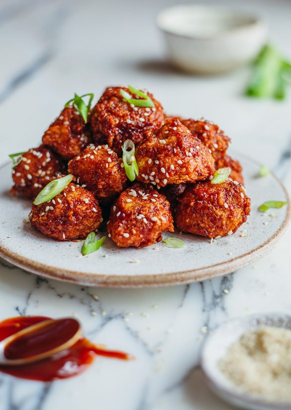 Cauliflower BBQ Wings Vegan Recipe