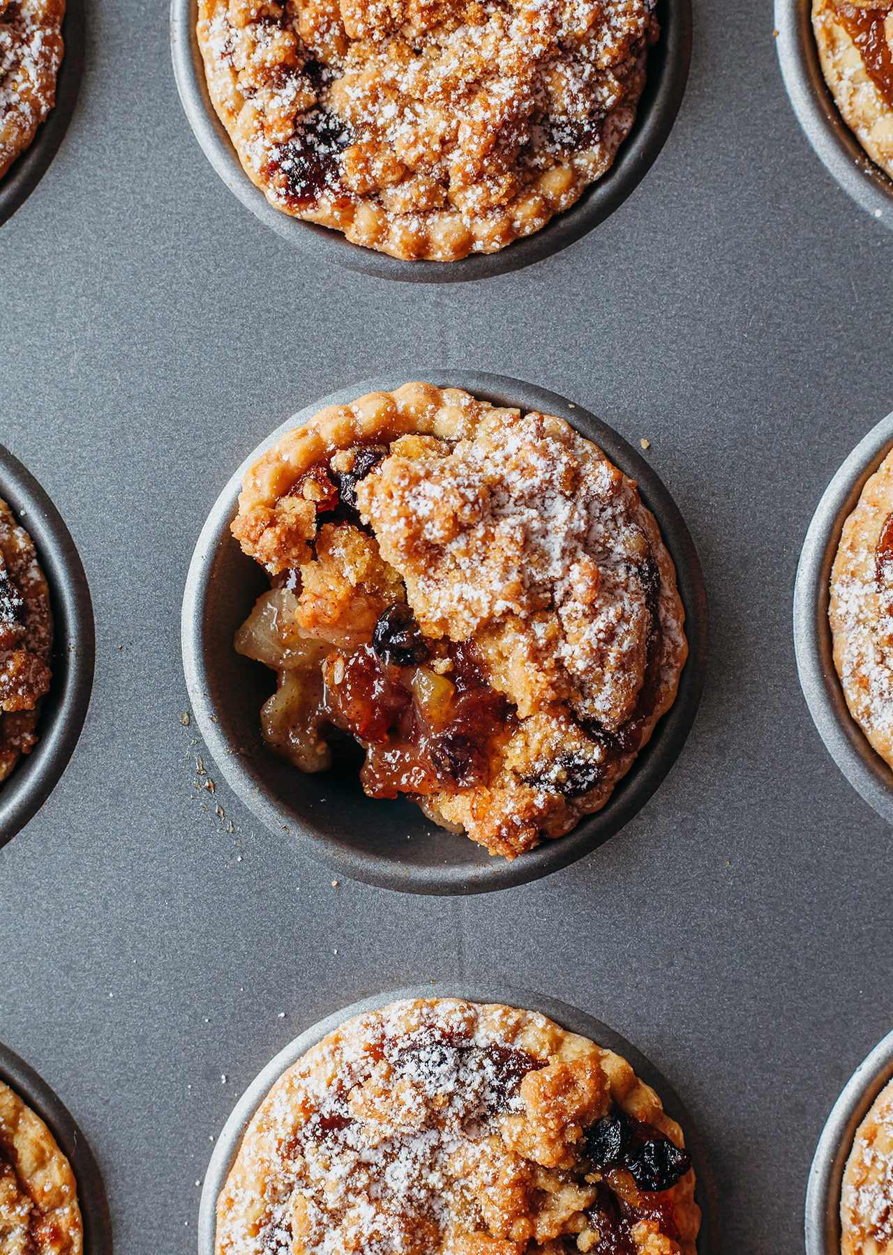 Vegan Apple Crumble Mince Pies Recipe