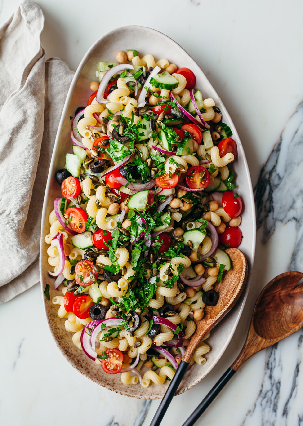 15-Minute Vegan Pasta Salad Recipe