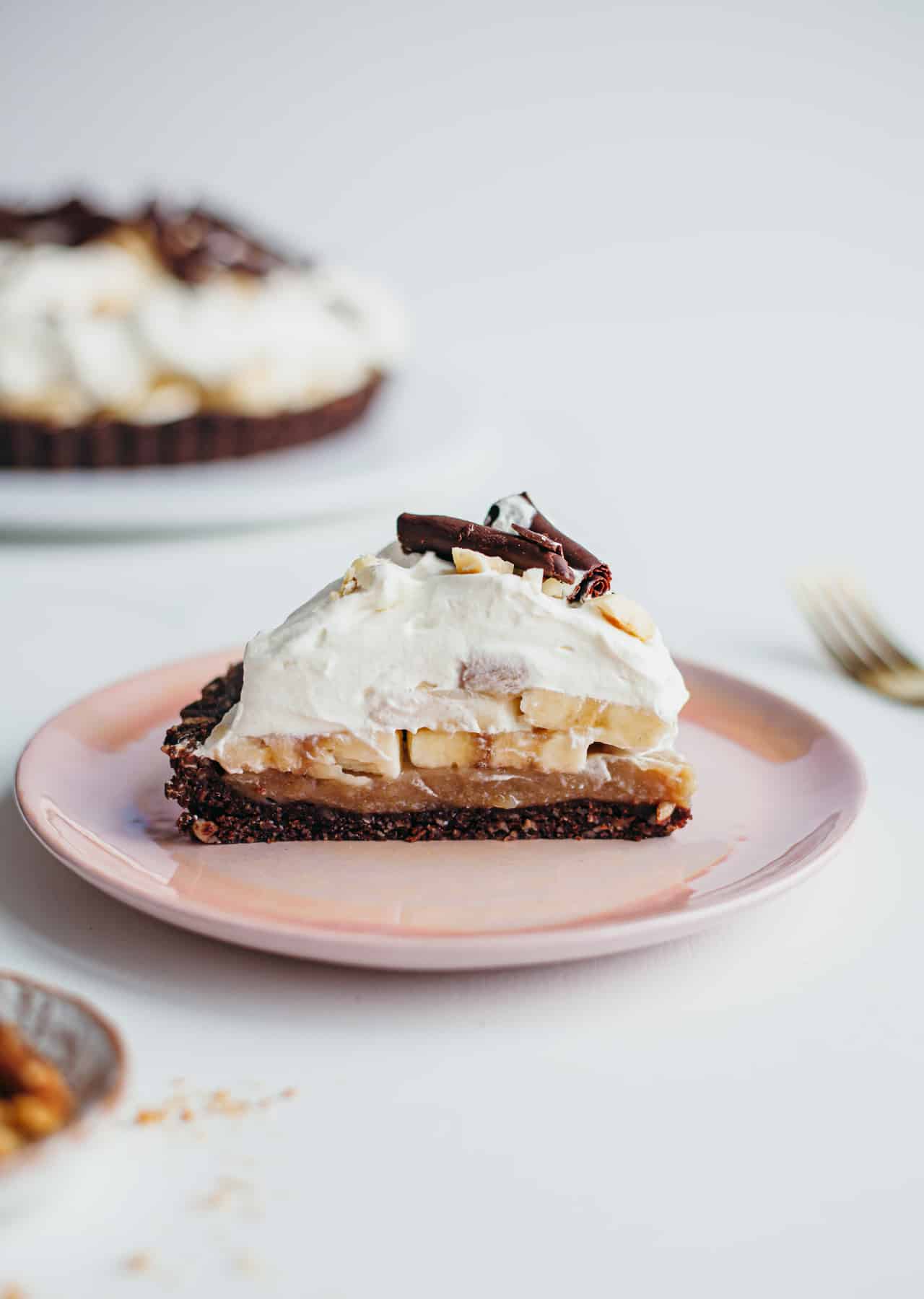 Chocolate & Hazelnut Banoffee Pie Vegan Recipe