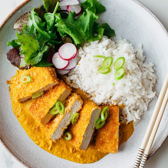 Vegan Tofu Katsu Curry Recipe