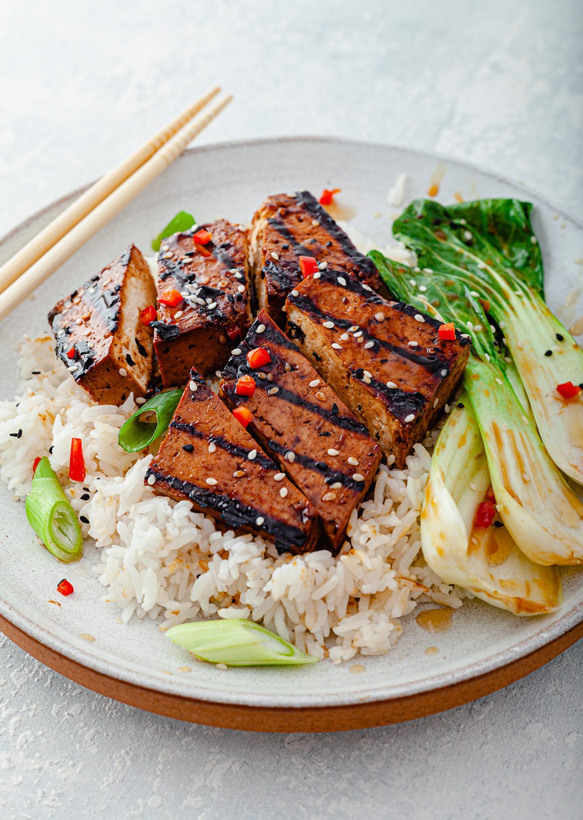 Teriyaki Tofu Steaks Vegan Recipe