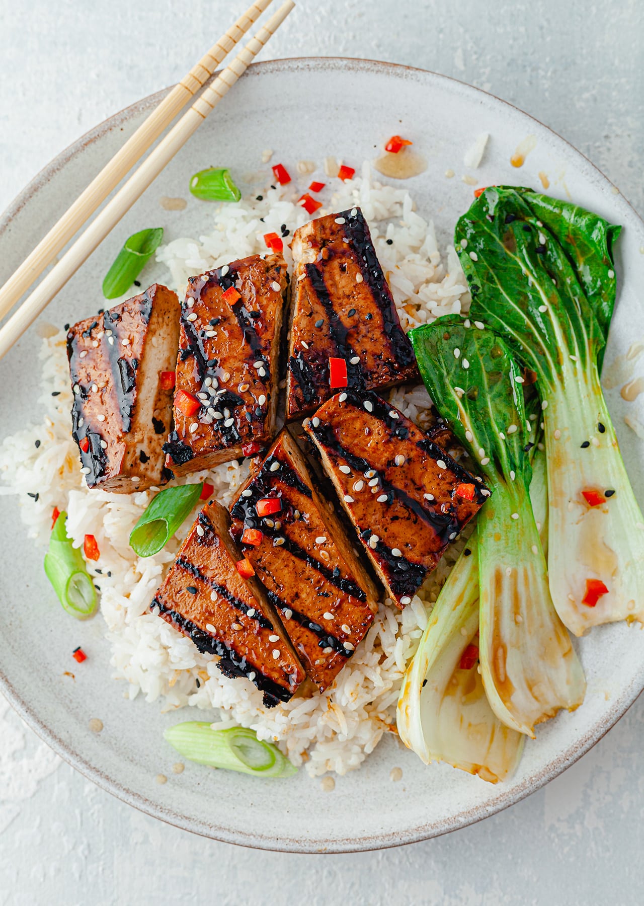 Teriyaki Tofu Steaks Vegan Recipe