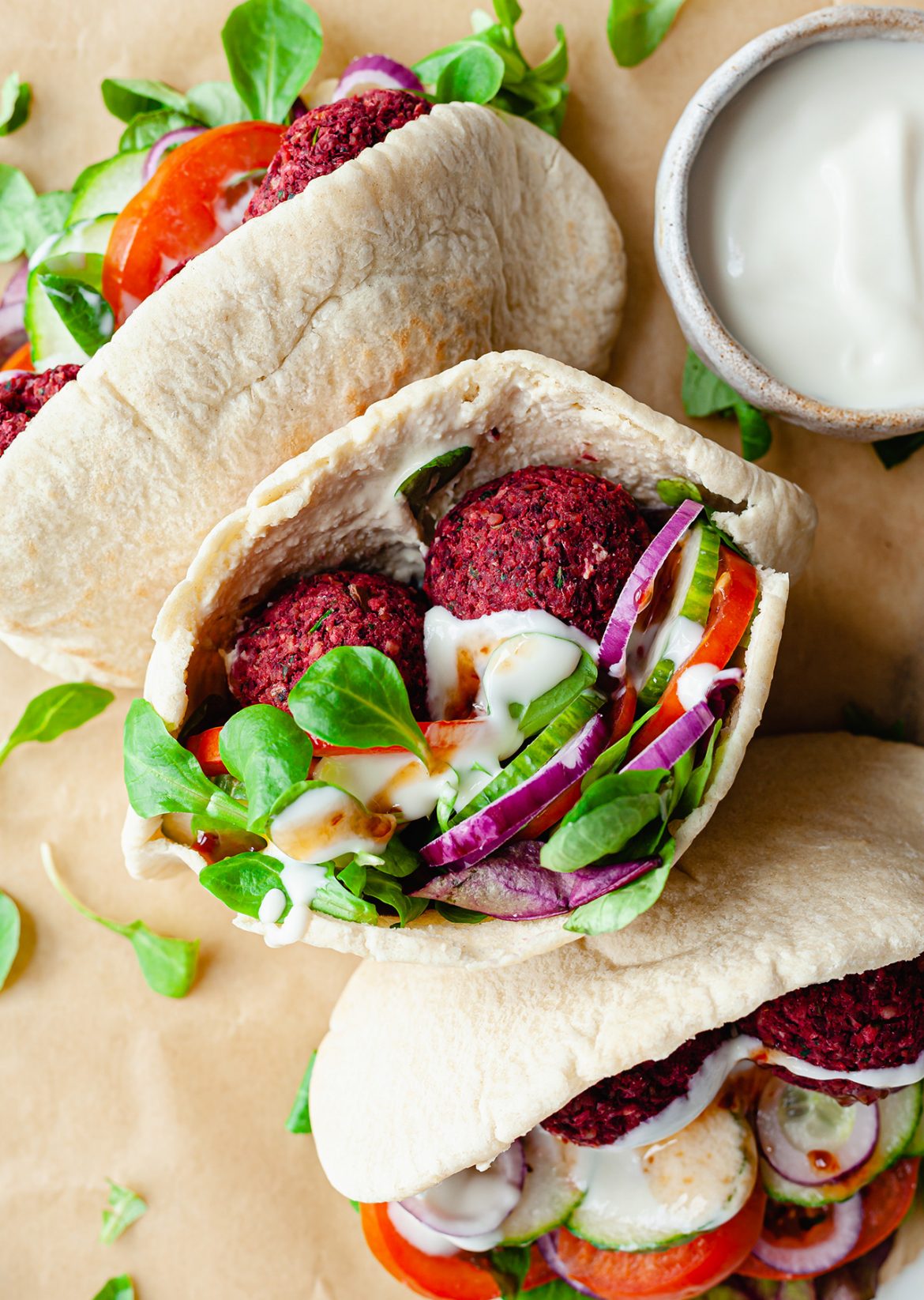 Baked Beetroot Falafel - SO VEGAN