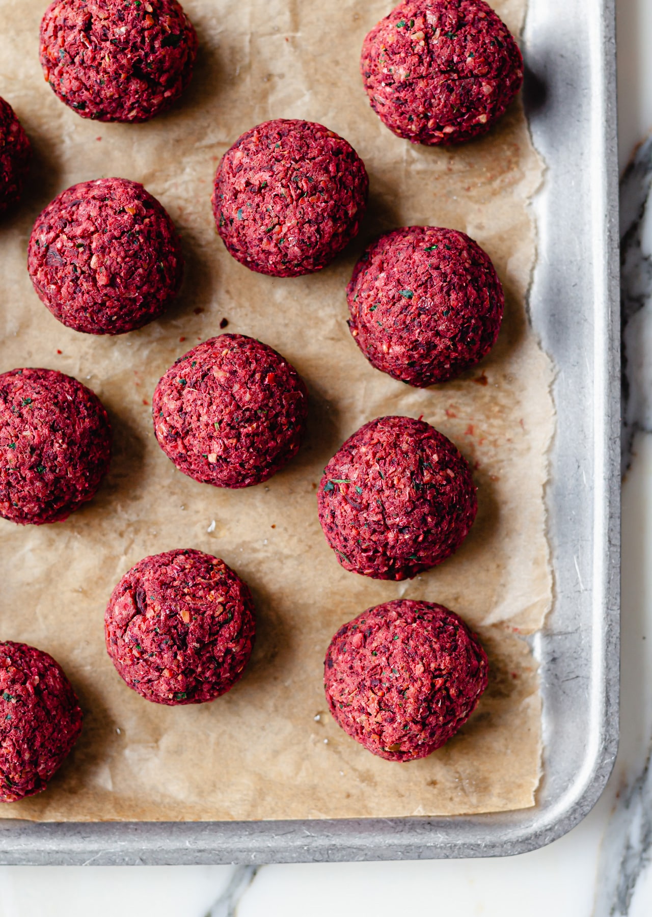 Baked Beetroot Falafel Recipe Vegan