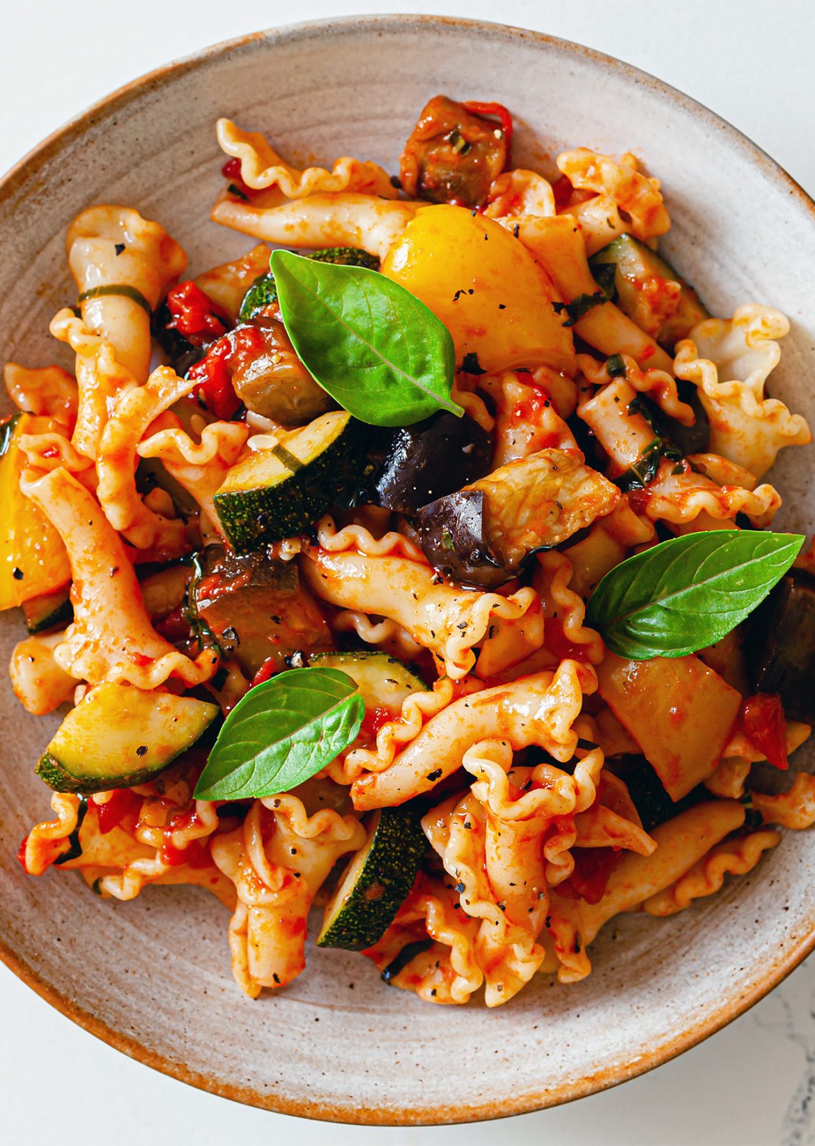 Ratatouille Pasta - SO VEGAN