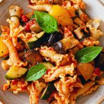 Ratatouille Pasta Vegan Recipe