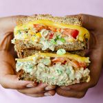 Vegan Chickpea Tuna Melt Sandwich Recipe