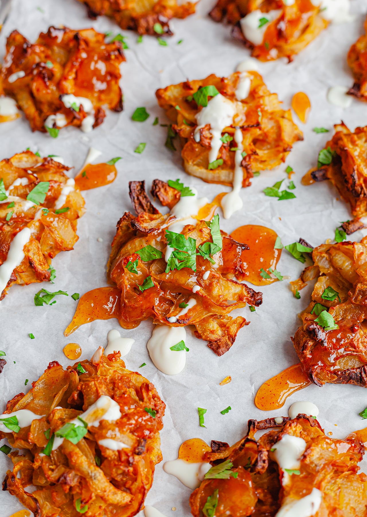 Vegan Baked Onion Bhajis Recipe