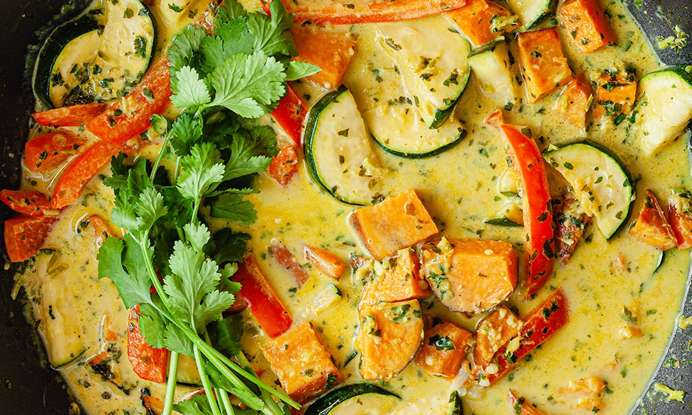 Sweet Potato Coconut Curry - SO VEGAN