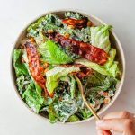 Vegan Carrot Bacon Caesar Salad Recipe