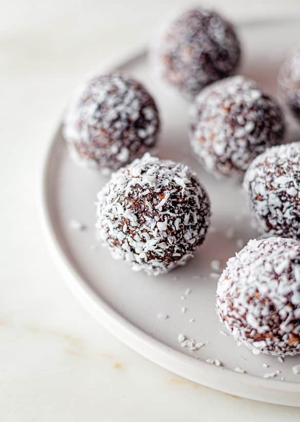 Vegan Cherry Chocolate Energy Balls Recipe