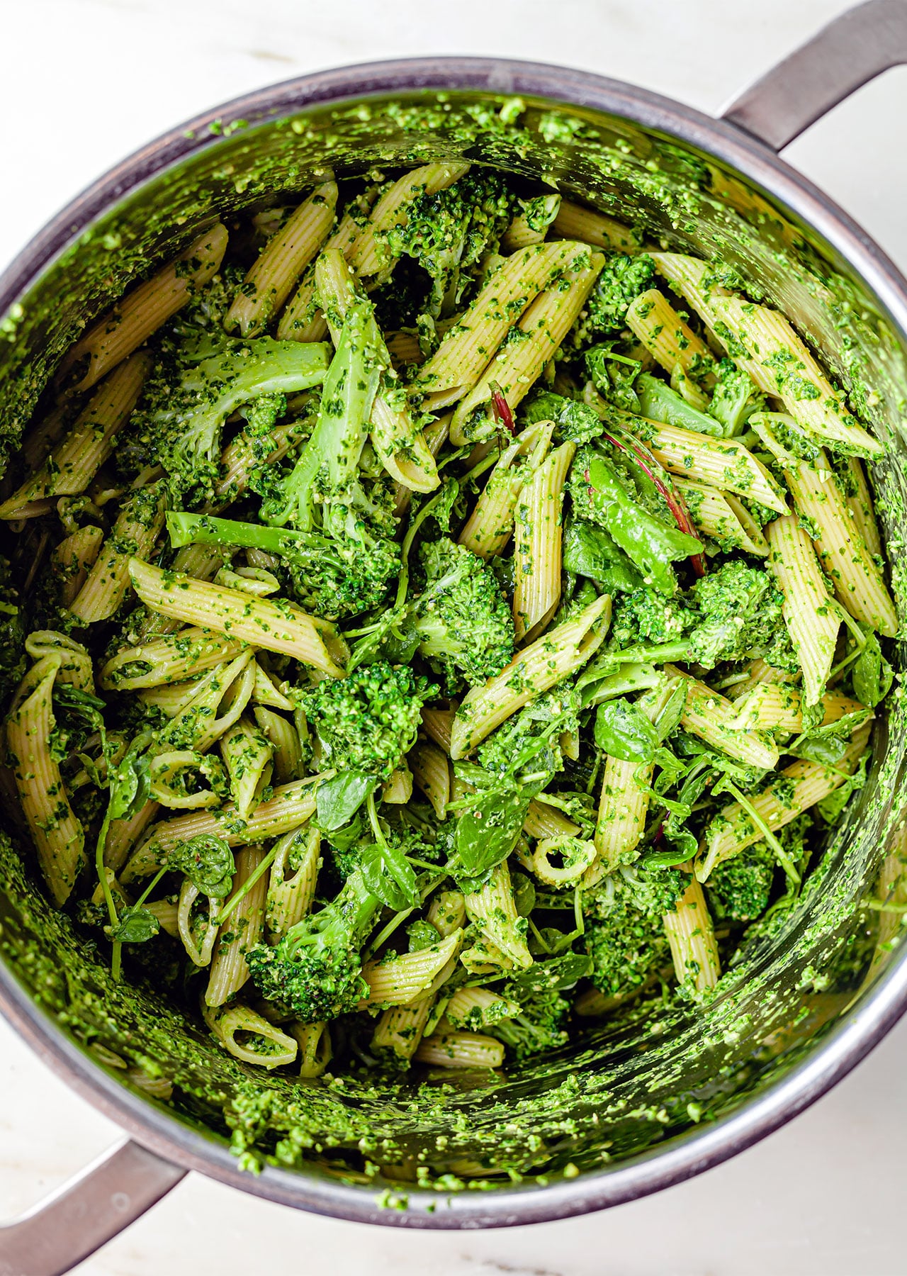 Vegan Kale Pesto Super Green Pasta Recipe